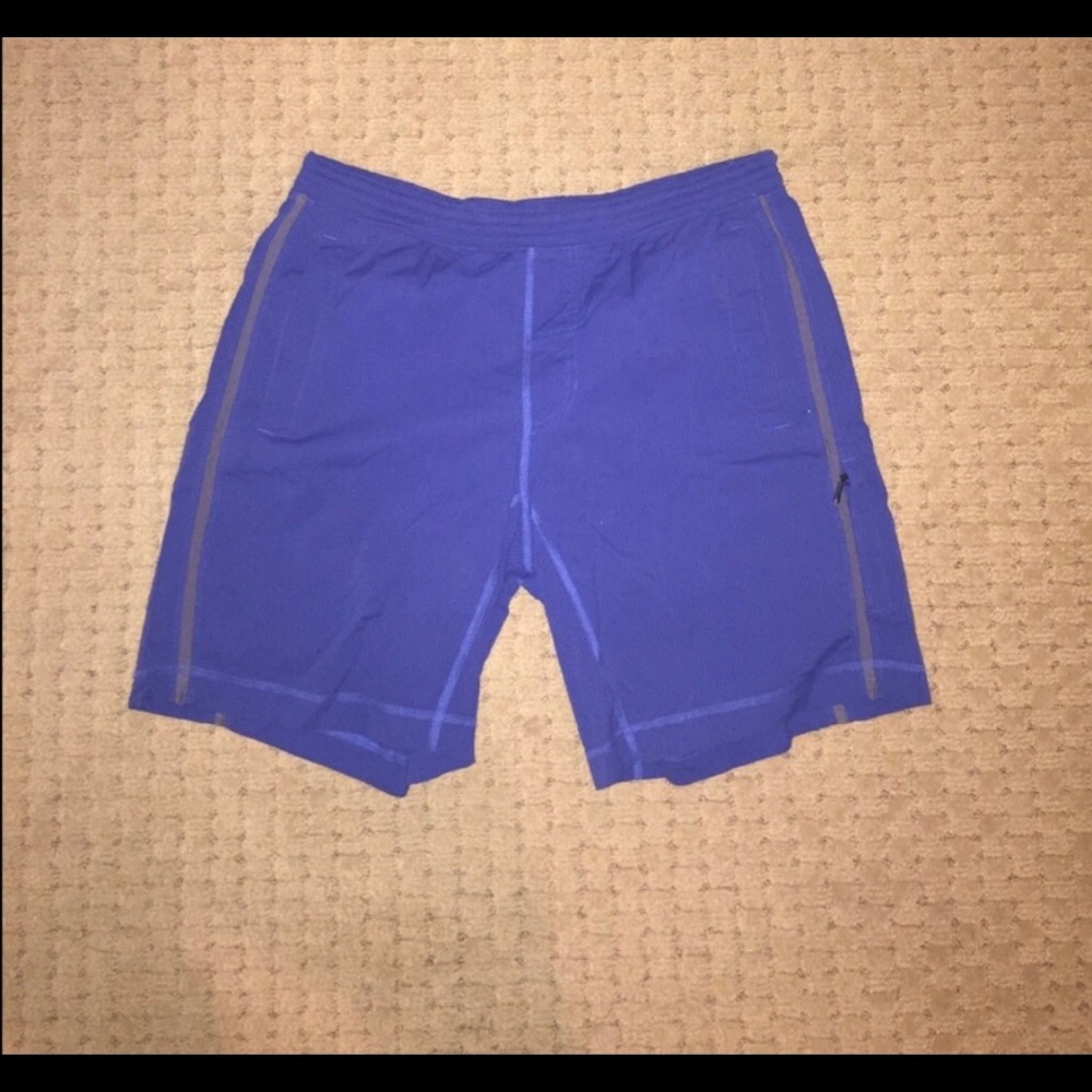 Lululemon Blue Pace Breaker 9”